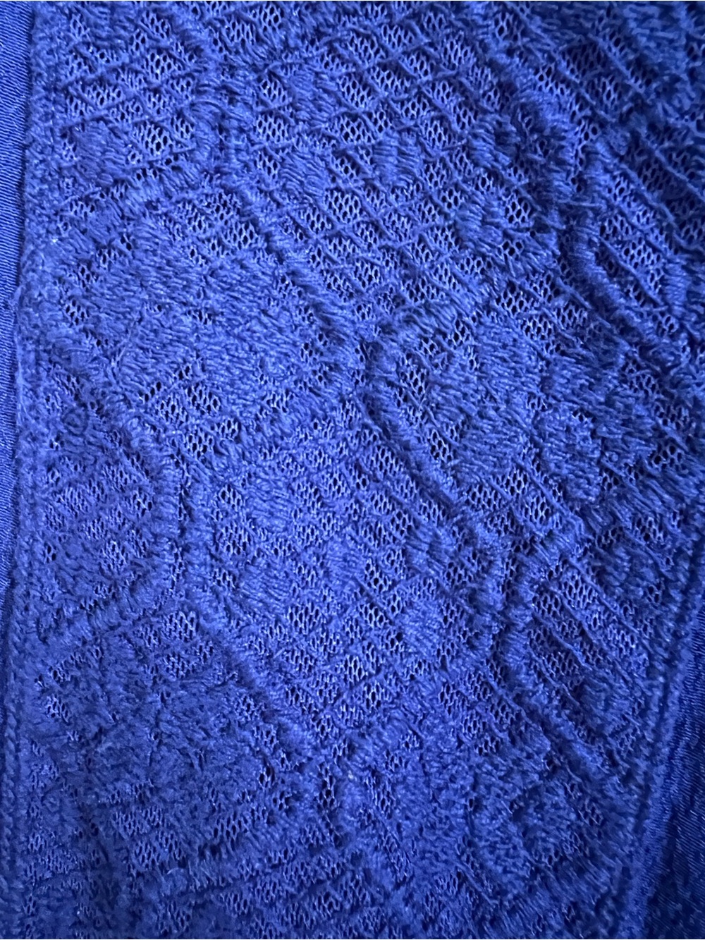 Meadow Rue Blue Lace Blouse - Picture 12 of 12